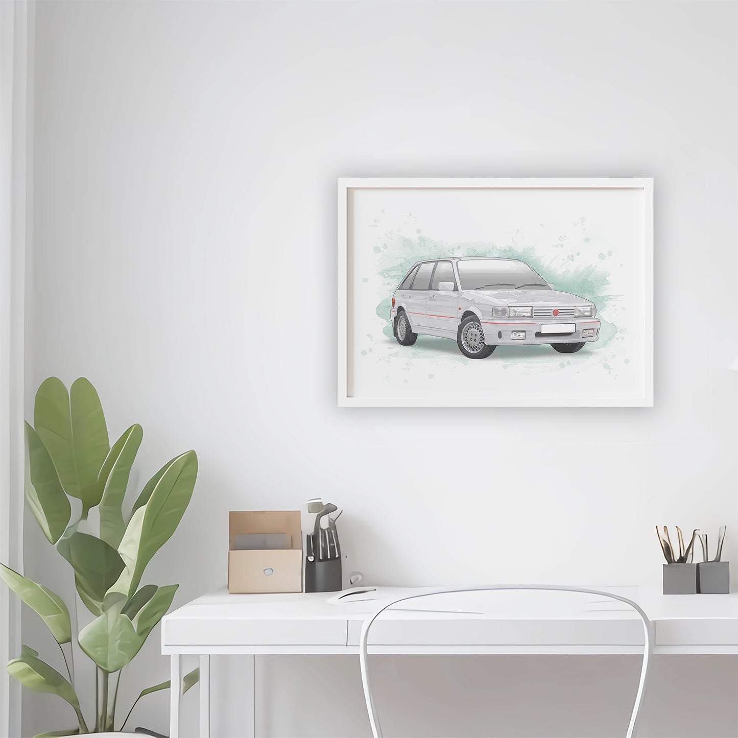 Personalised MG Maestro Turbo Art Print