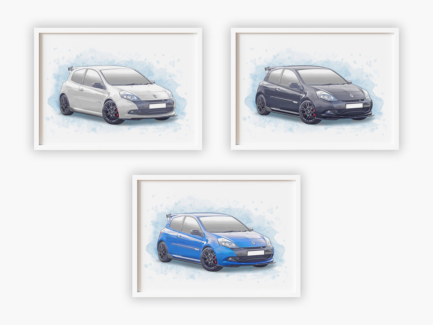 Personalised Renault Clio RS - 200 Cup Edition - Art Print