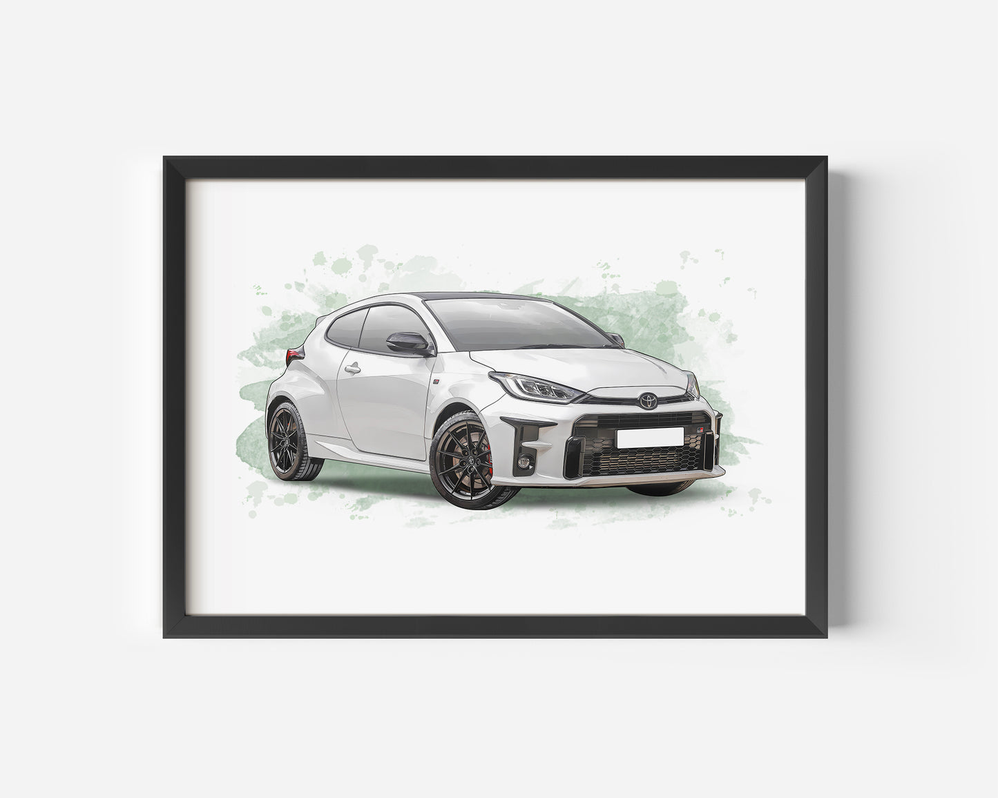 Personalised Toyota Yaris GR Art Print