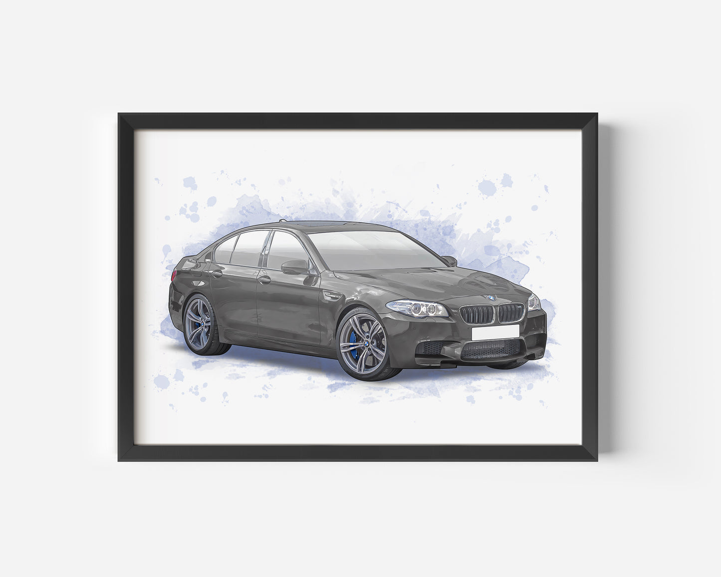 Personalised BMW M5 F10 Art Print