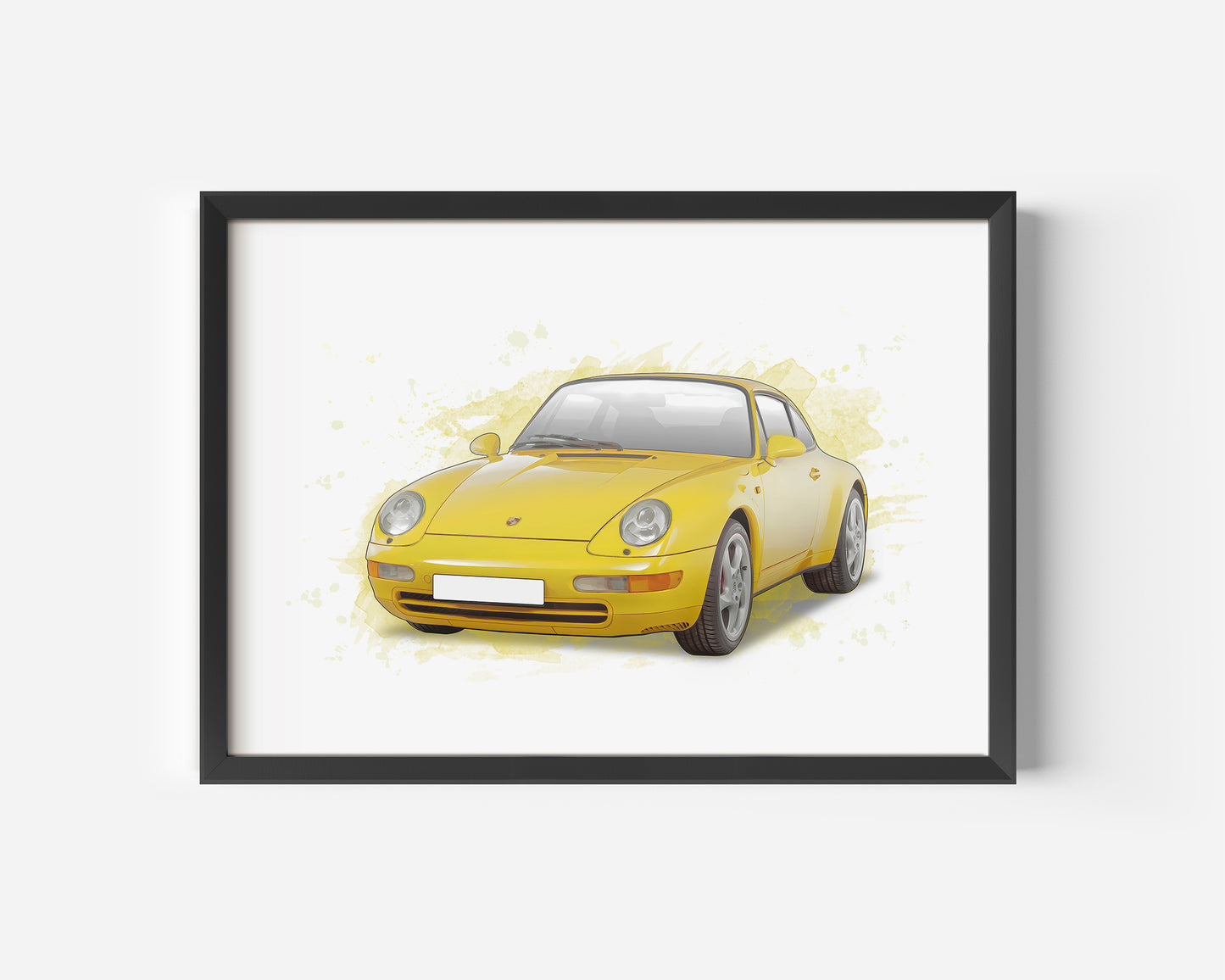 Personalised Porsche 993 Carrera Art Print