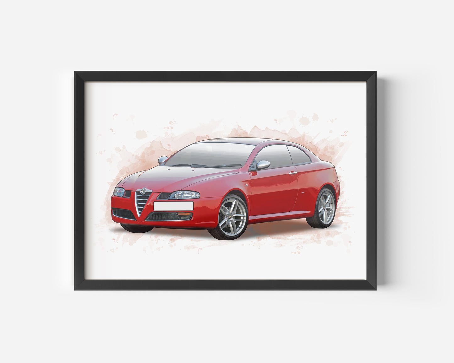 Personalised Alfa Romeo GT Art Print