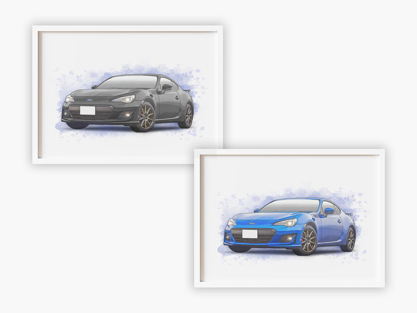 Personalised Subaru BRZ Art Print