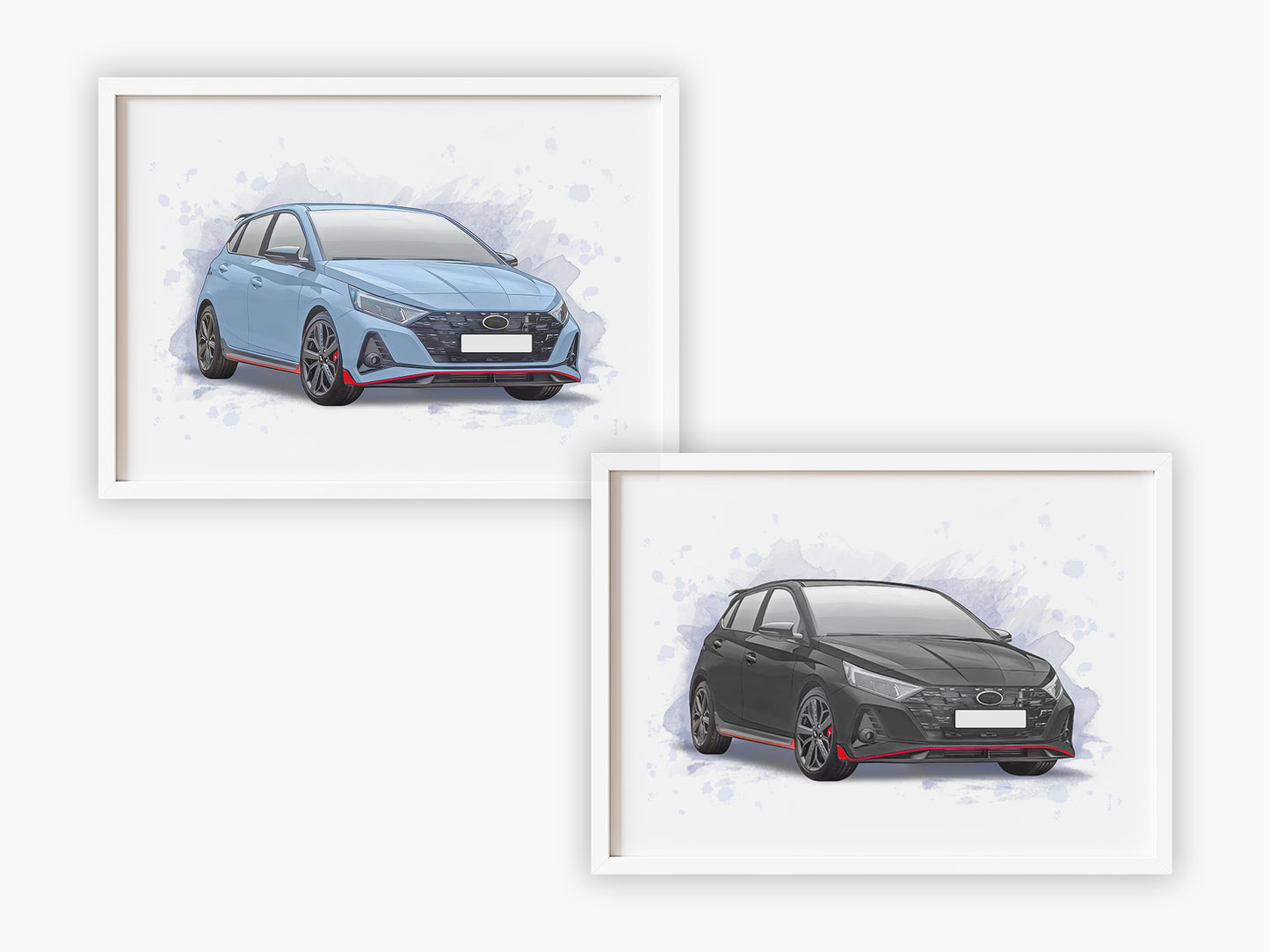 Personalised Hyundai i20n Art Print