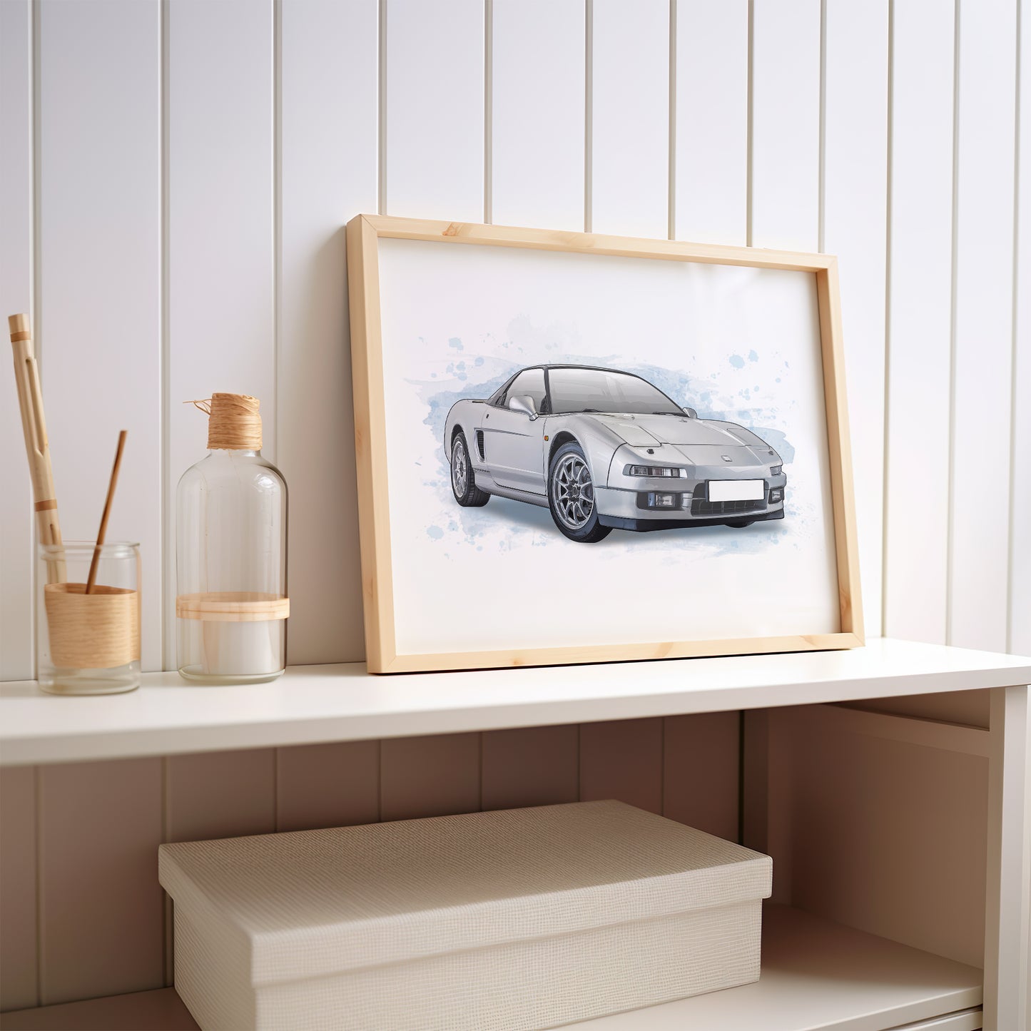 Personalised Honda NSX Art Print